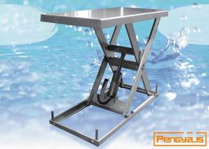 Quality Cleanroom 0.4KW 800*1600 Hydraulic Scissor Lift Table wholesale