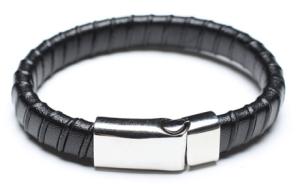 Quality Leather Bracelet, Stainless Steel Clasp wholesale