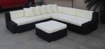 6pcs poly rattan pool furniture