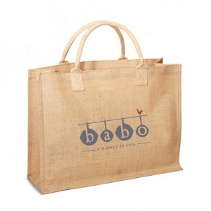 Quality Women Beach Medium Handled 50cm Jute Shopping Bag wholesale