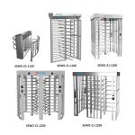Biometric Full Height Turnstile Gates Bi-Directional Turnstile Entry Systems