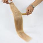 20 inches Silky Straight Double Drawn Brazilian Virgin Hair Tape in Hair