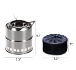 13.5 Inches 304 Stainless Steel Smokeless Fire Pits For Indoor Outdoor