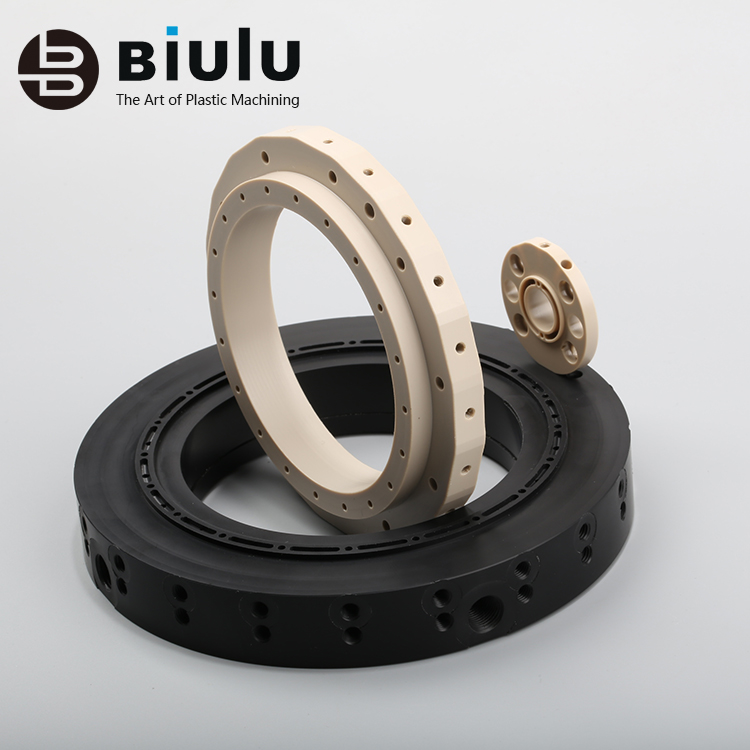 Nylon PC PMMA Cnc Machined Parts , Plastic Cnc Milling Cnc Machined Services