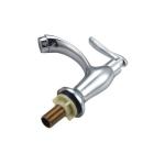 Stainless Steel Cold Water Basin Tap L Shaped Single Handle Lavatory Faucet