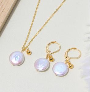 Quality High Quality White Freshwater Pearl Necklace Jewelry Natural Pearl necklace jewelry set Pearl Chain Necklace For Women wholesale