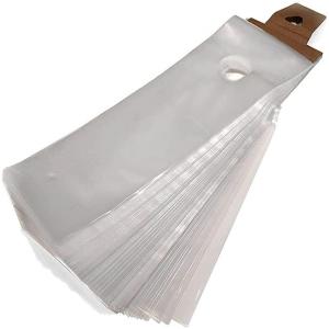 Quality Plastic Clear Waterproof and Secure Door Knob Hanger Bags Poly Newspapaer Bags wholesale