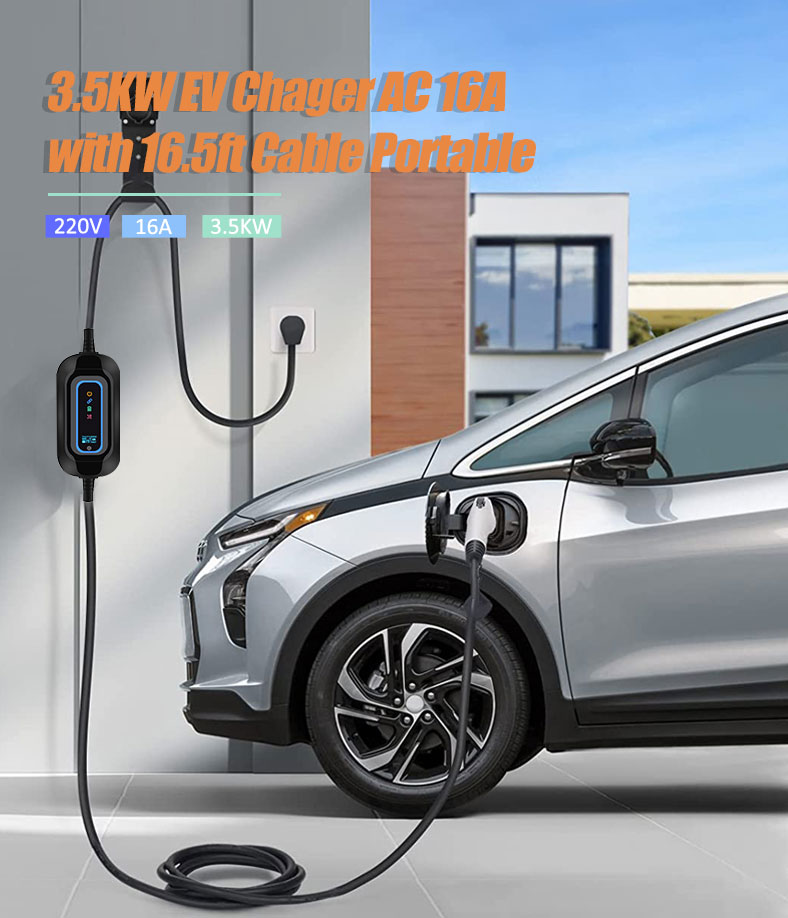 AC and PE Insulation Detection Smart Electric Car Charger Station for All GM Models