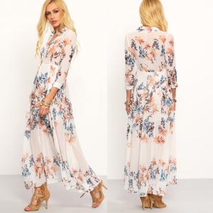 Quality 2018 New Style Chiffon Bohemian Long Dress wholesale