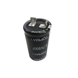 Quality ETOPMAY Super Farad Capacitor 2.7 V 500f Capacitor With Million Times Cycle Life wholesale