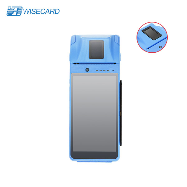 Optical Fingerprint Smart Mobile Payment Terminal Support 4G LTE WiFi Bluetooth