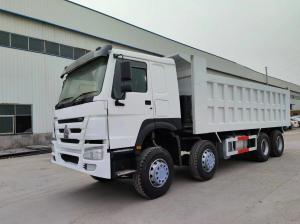 Quality Front Lifting Style Dump Truck 12.00r20 Tires 375HP Sinotruk HOWO 8*4 Secondhand Truck wholesale