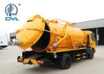 4X2 10cbm Sewage Suction Truck Tank Volume 10m3 / 10000L 160hp Euro 2 Standard