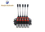 5 Bank 3 position HSSD8 Series Hydraulic Sectional Valve 31.5Mpa 80 L/Min Flow