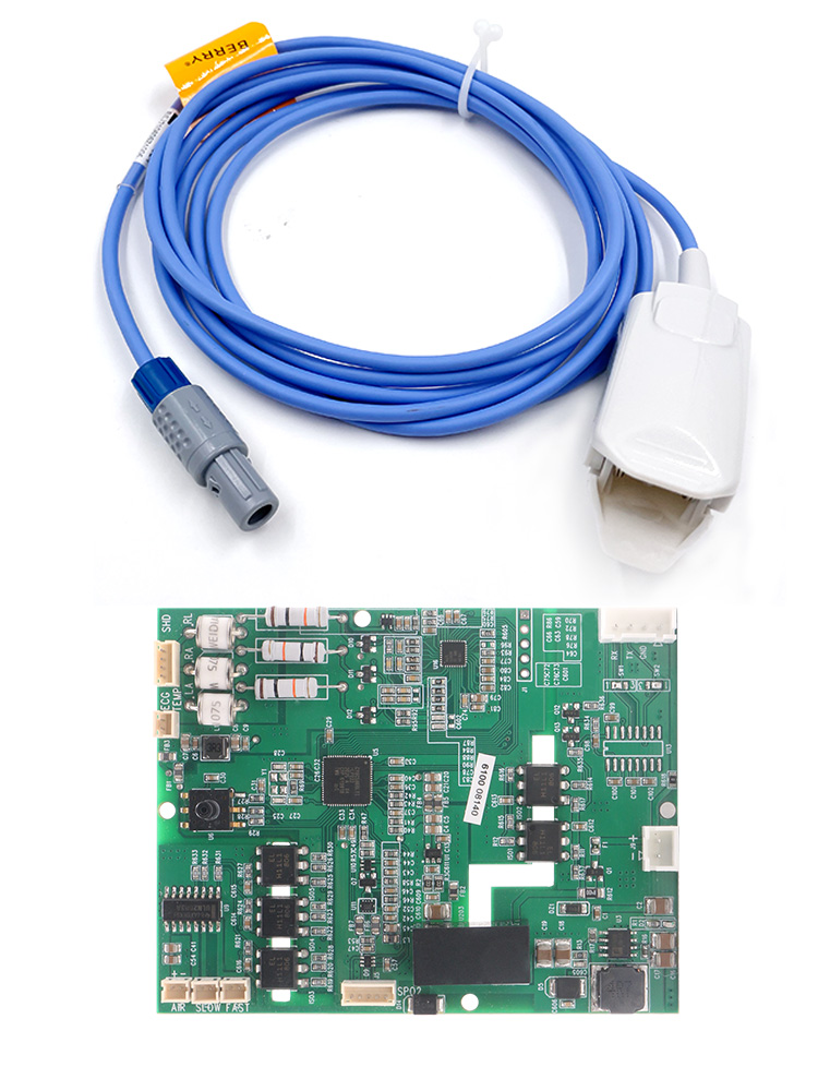 ECG007 Temperature Connector Heart Rate Resp Rate ECG Spo2 Module Manual