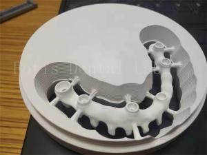 Quality Hygienic Polished Dental Implant Zirconia Crown Customizable Design wholesale
