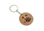 Souvenir Gift Cute Metal Keychain Logo Plain Wooden Keychain Epoxy Doming