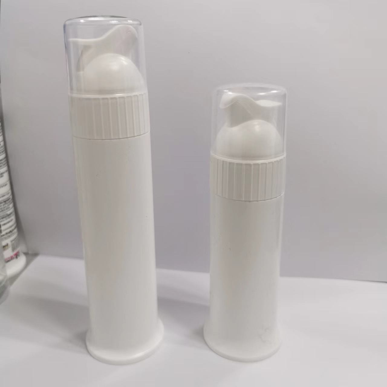 Plastic Manufacturing Tooth Paste Vacuum Airless Pump Bottle for Personal Care in 2024