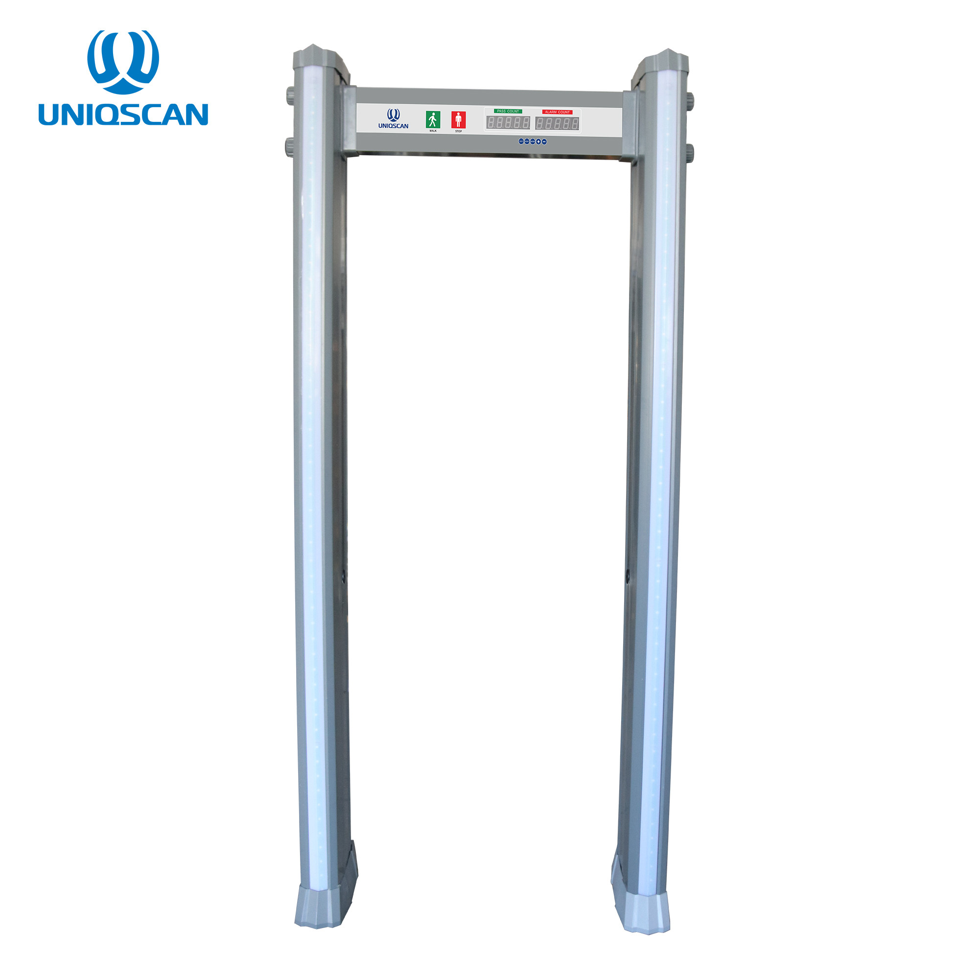 2000 High Sensitivity PVC Material Waterproof Door Frame Walk Through Metal Detector Gate For Outdoor Use