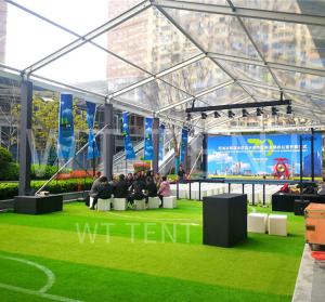 Quality 10x40 Transparent Marquee Canopy Tent PVC Fabric Corrosion Resistant wholesale