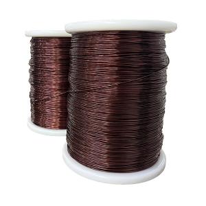 Quality Copper Round Enameled Winding Wire Overcoat Polyamide Imide HAI Single wholesale