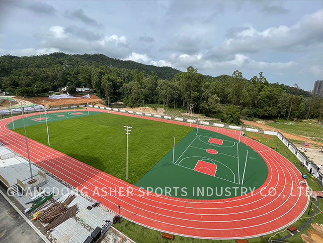 Integrated Sandwich System Running Track TPU Rubber Recycled Mats