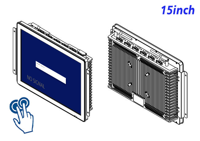 15-Inch Touch Screen for Industrial HMI Panels and Factory Monitoring