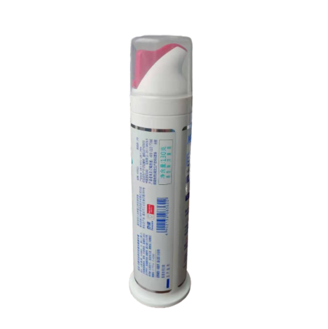 Custom Color 75ml Toothpaste Plastic Tubes Airless Pump Bottle for Viscous Material