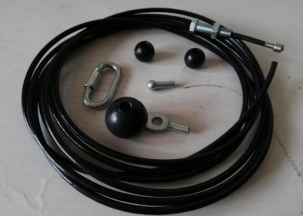 Nylon Coated Gym Cable Wire Rope 1/4'' Outer Diameter For Commercial Fitness
