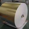 Buy cheap Golden Vacuum Metallized Paper ISO Foil Paper Roll 67GSM With High Wet Strength from wholesalers