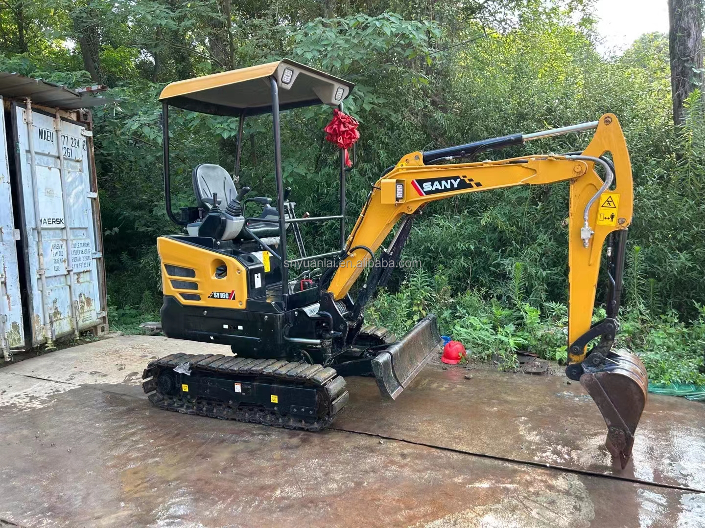 Used SANY 16 Excavator With Original Hydraulic Valve And 0-2000 Working Hours