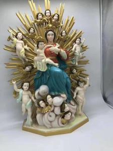 Quality Virgin Mary Statue 1200dpi Stereolithography 3D Printing Custom Hand Painting wholesale