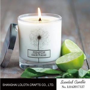 Quality Professional Home Scented Candles Modern Style With Taraxacum Pattern wholesale