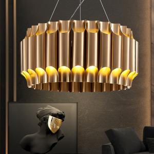 Quality Led Chandelier For Living Dining Room Luxury Gold Stainless Steel Lamp Modern Creative Designer Chandelier(WH-MI-321) wholesale