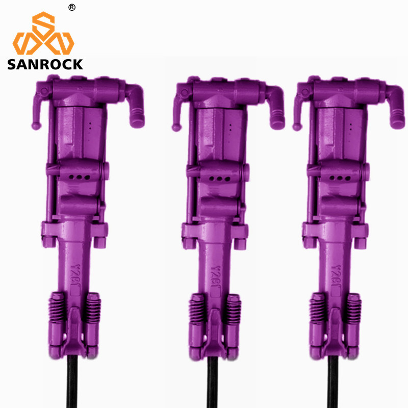 Portable Rock Drill YT28 Pneumatic Jack Hammer Mining Air Leg Rock Drill Machine