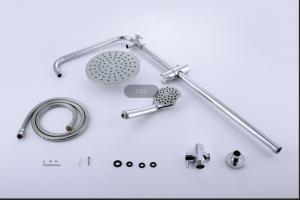 Quality Bathroom Bathtub Shower Faucet Sets Electric Tap Ceiling Mounted Waterfall Column wholesale