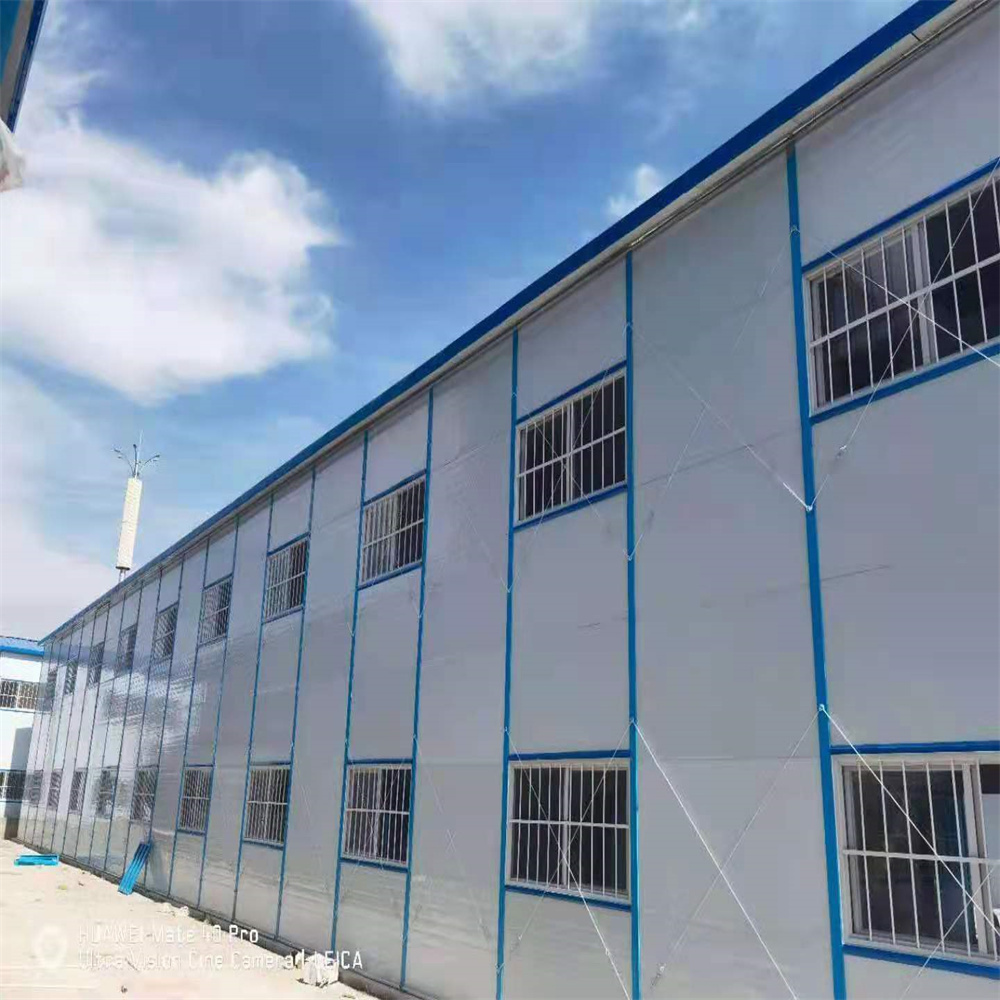 Modern K Type Light Steel Structure Prefab House With PVC Sliding Window