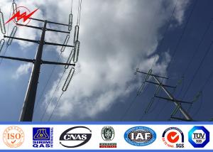 Quality 33m Round Electric Light Pole For Low Voltage 69kv Electrical Distribution Line wholesale