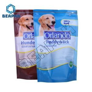 Quality Puncturing Recycled Pet Food Bags Dustproof Stand Up Packaging Pouch wholesale