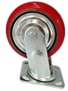 Quality 8 Inch Polyurethane Caster Wheel Cast Iron Casters Heavy Casters wholesale