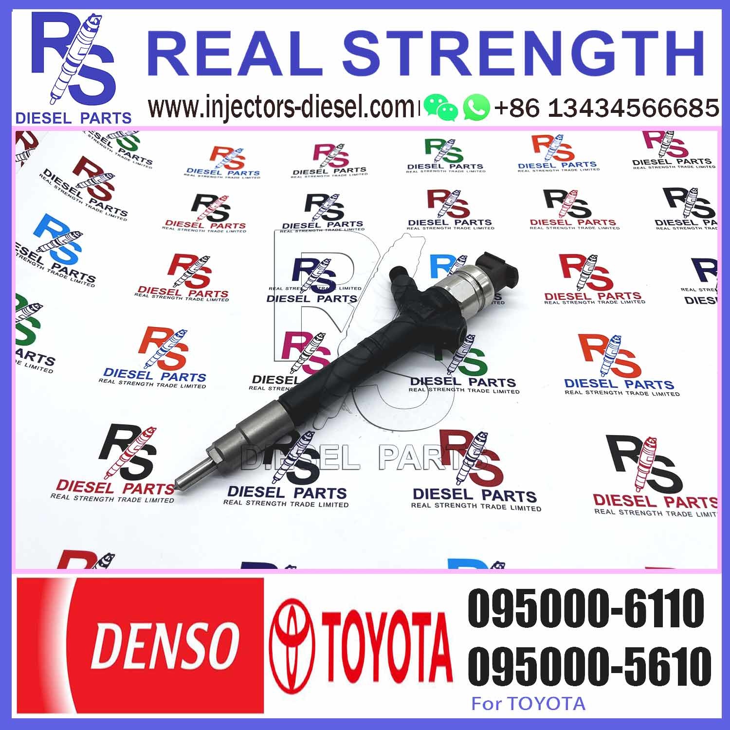 0950006110 0950006111 Hot Selling Diesel Common Rail Injector 095000 6110 095000 6111 095000-6110 095000-6111 for Toyot