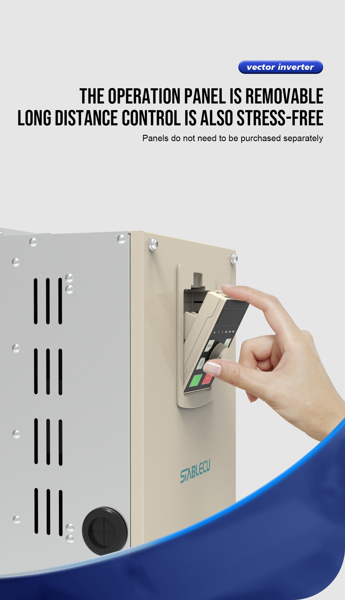 30KW AC Frequency Inverter Motor AC 3 Phase Vector Control