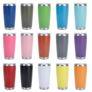 Quality Ready To Ship 18/8 Stainless Steel Car Tumbler 20oz wholesale