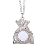 Sublimation Christmas Gift Bag Hanging Pendant Necklace For Sublimation Photo