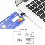 Hot Selling Promotional Credit Card USB Flash Drive with Full Color Printing,