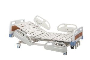 Quality Manual three function hospital bed 3 cranks for hospitalized patients flower bed wholesale