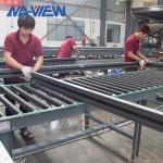 Aluminum Frame Commercial Sliding Glass Reception Windows Horizontal