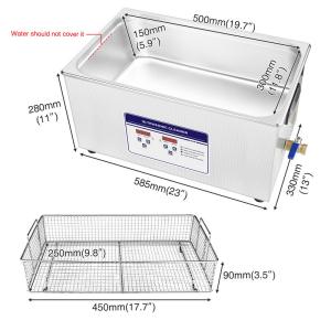 Quality Skymen 080S Lab Ultrasonic Cleaner SUS304 22L For Hardware Fitting wholesale