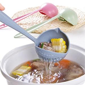 Quality 2 In 1 Long Handle Soup Spoon Sustainable Plastic wholesale