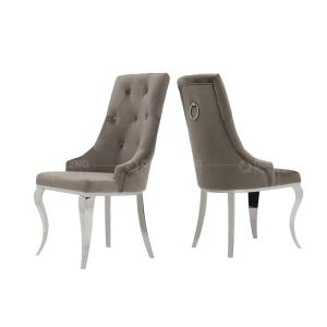 Quality Comfort 62x52x107cm SS Dining Chairs Nordic style Modern Furniture wholesale